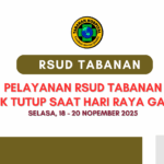 PELAYANAN RSUD TABANAN SAAT HARI RAYA GALUNGAN