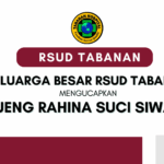 KELUARGA BESAR RSUD TABANAN MENGUCAPKAN RAHAJENG RAHINA SUCI SIWARATRI