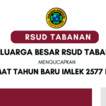 KELUARGA BESAR RSUD TABANAN MENGUCAPKAN SELAMAT TAHUN BARU IMLEK 2577 KONGZILI